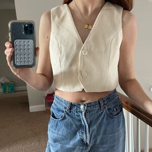 Moon River Corduroy Ribbed Waistcoat Vest